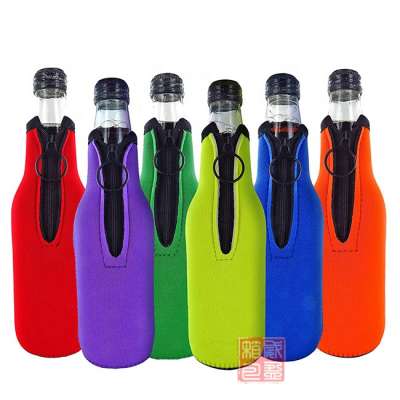 Non-slid Neoprene Beer Bottle Cooler Sleeves/Insulated Beer Coolie Holder